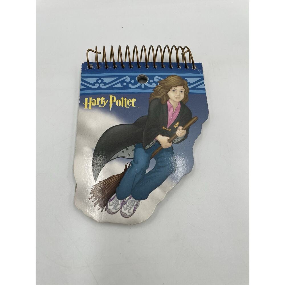 Vintage 2001 Harry Potter & Socerer's Stone Spiral Memo Pad Hermione